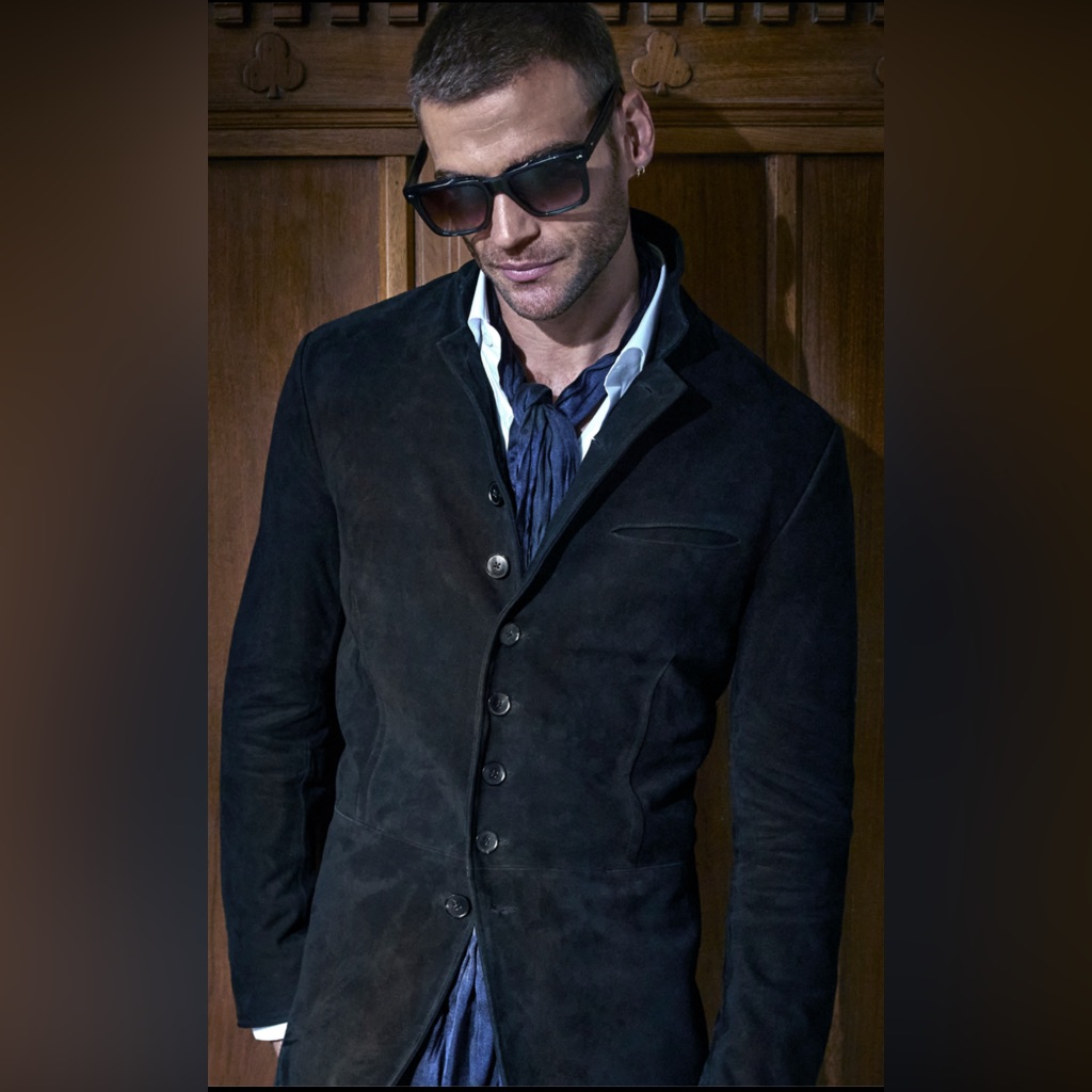 2198 Brand New John Varvatos Goat Suede Woodward Multibutton Jacket Eu48 Usa38 2198 Brand New John Varvatos Goat Suede Woodward Multibutton Jacket Eu48 Usa38